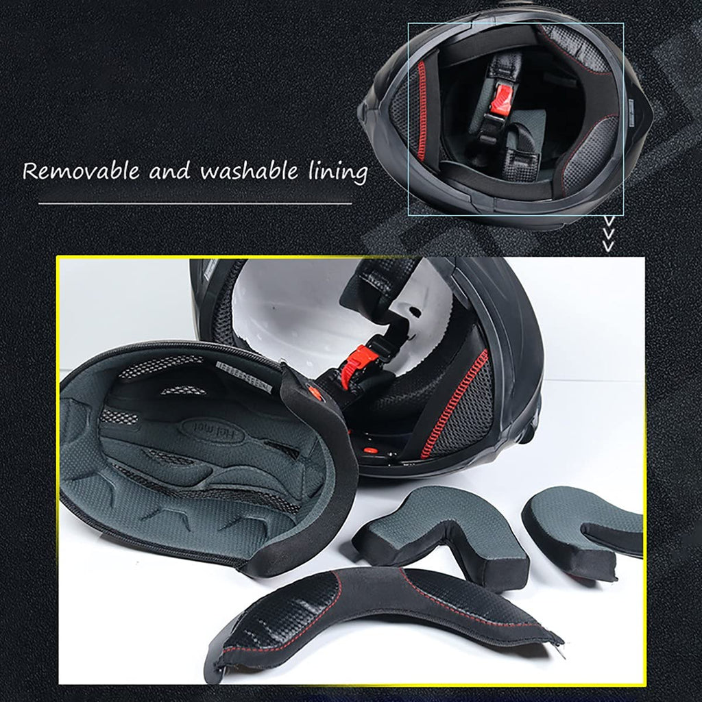 Bluetooth Modular Full Face Motorcycle Helmet DOT ECE A194951