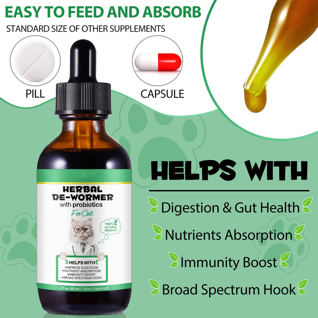 Cat Multivitamin Supplement Drops with Probiotic P111397