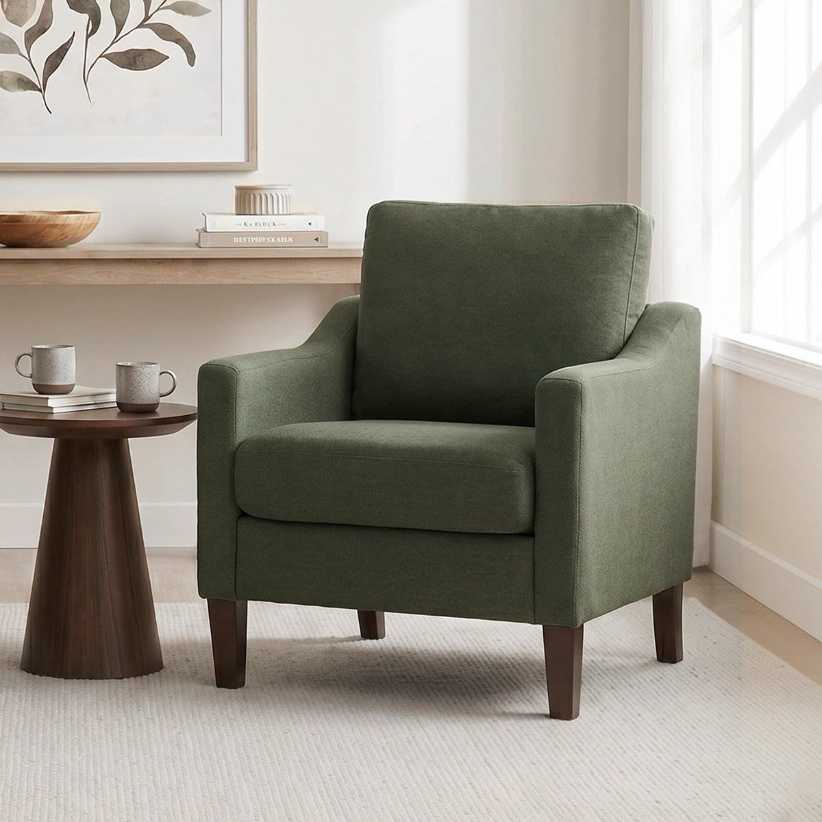 Accent Chairs Set of 2 Green L933801