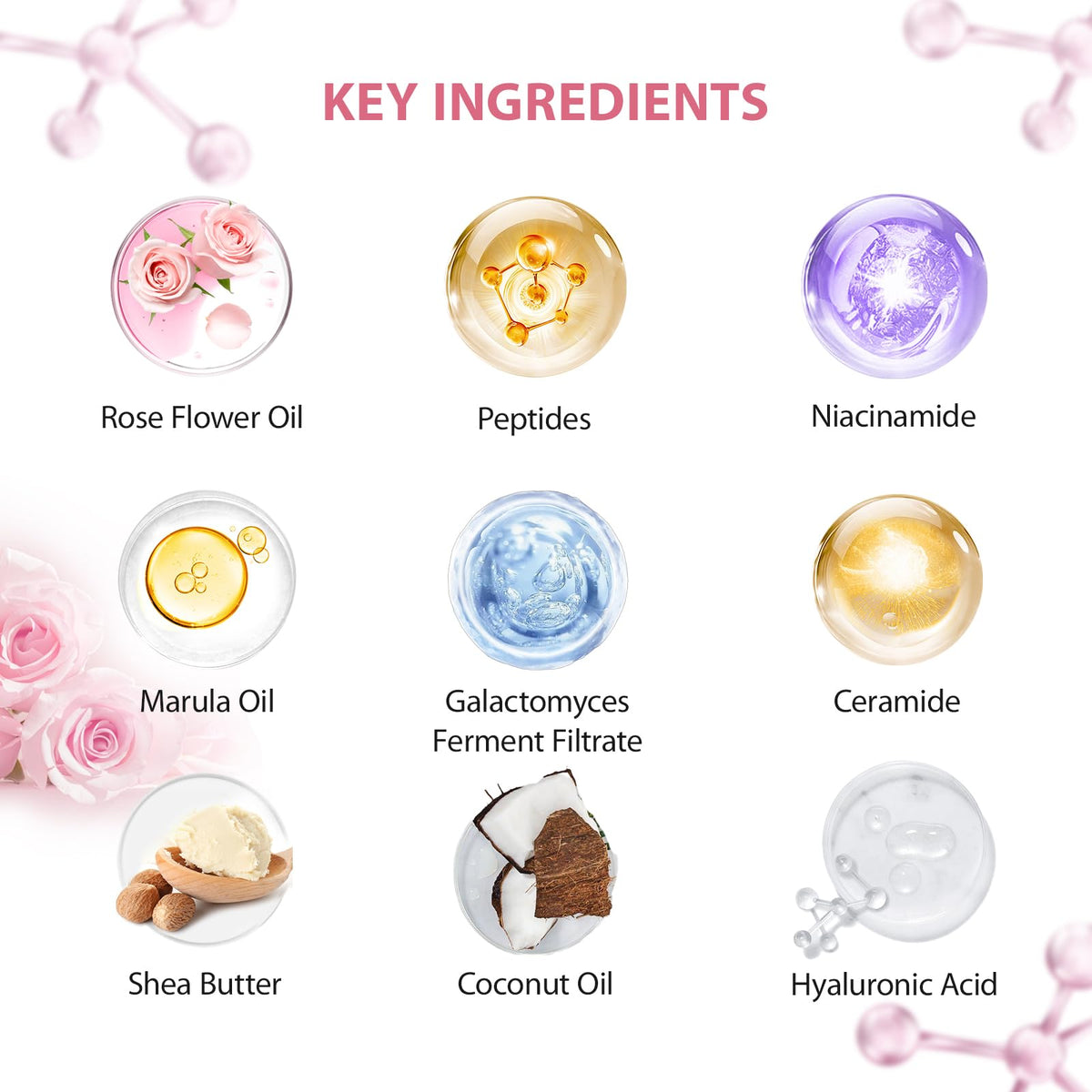 32 Pcs Rose Spa Skin Care Set W911