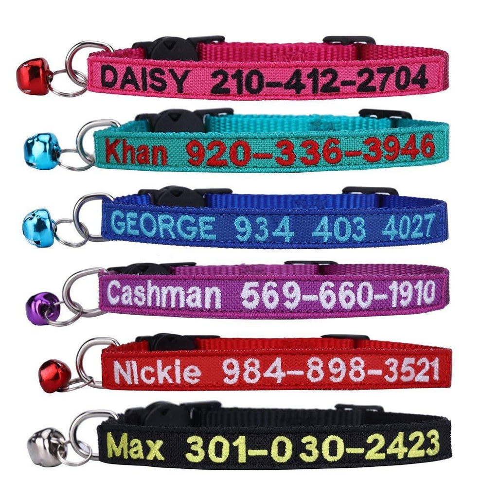 Nylon Cat Collar with Bell U629