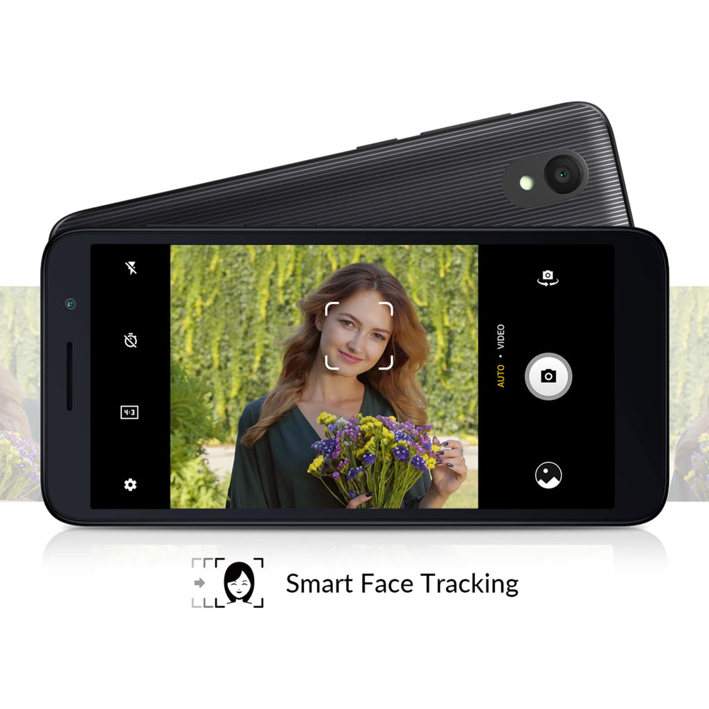 16GB Dual SIM GSM Unlocked 4G LTE Volcano Black Q7635