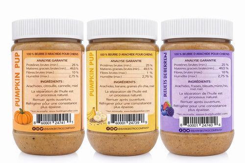 100% Natural Dog Peanut Butter Set of 3 P640