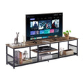 Brown 3 Tier TV Stand up to 80 Inch Y748340