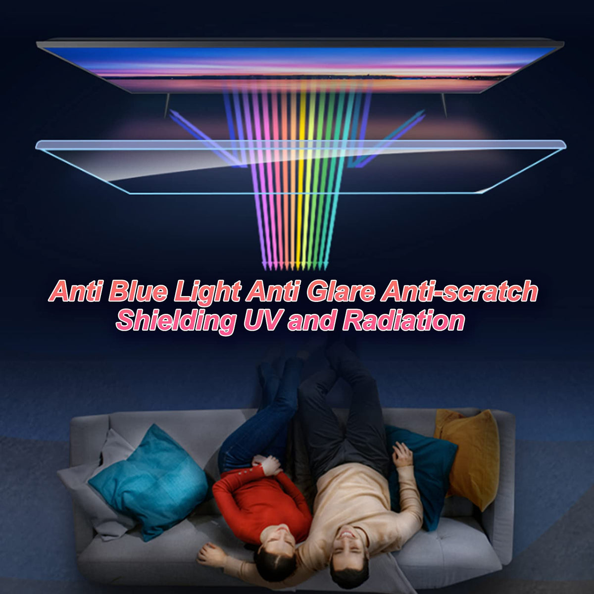 Anti-Glare Screen Protector for 32-75 Inch TV U25237
