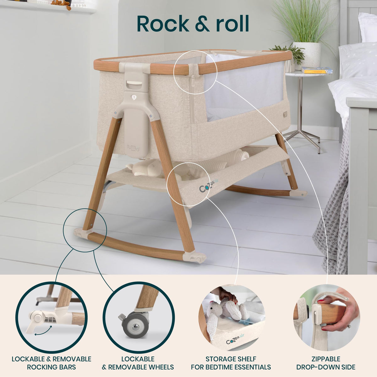 Baby Bassinet & Bedside Sleeper R313