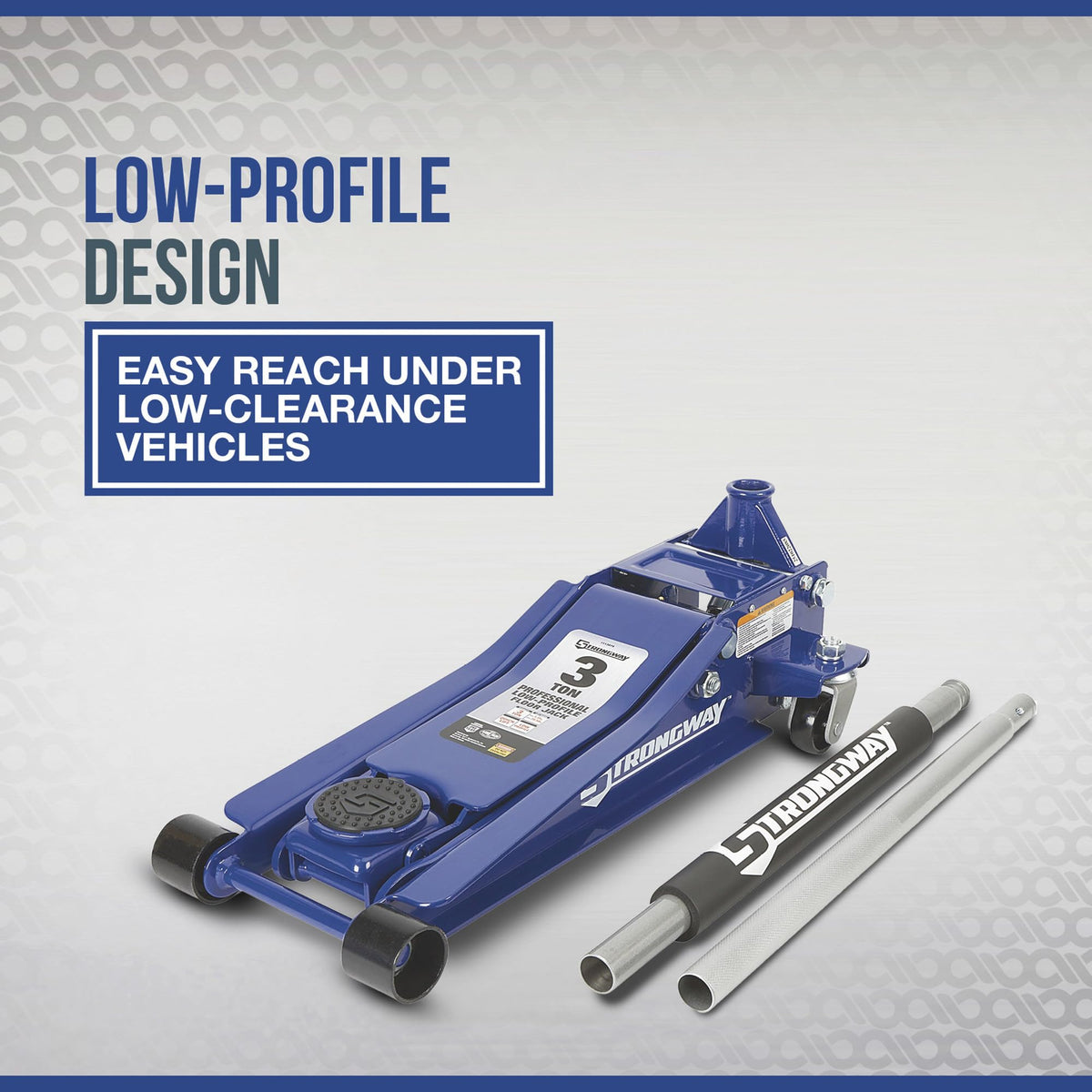 3-Ton Capacity Low-Profile Service Floor Jack M945638