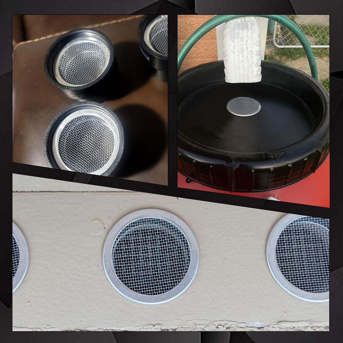 2-Inch Round Open Screen Vent 12 Pack Q557958