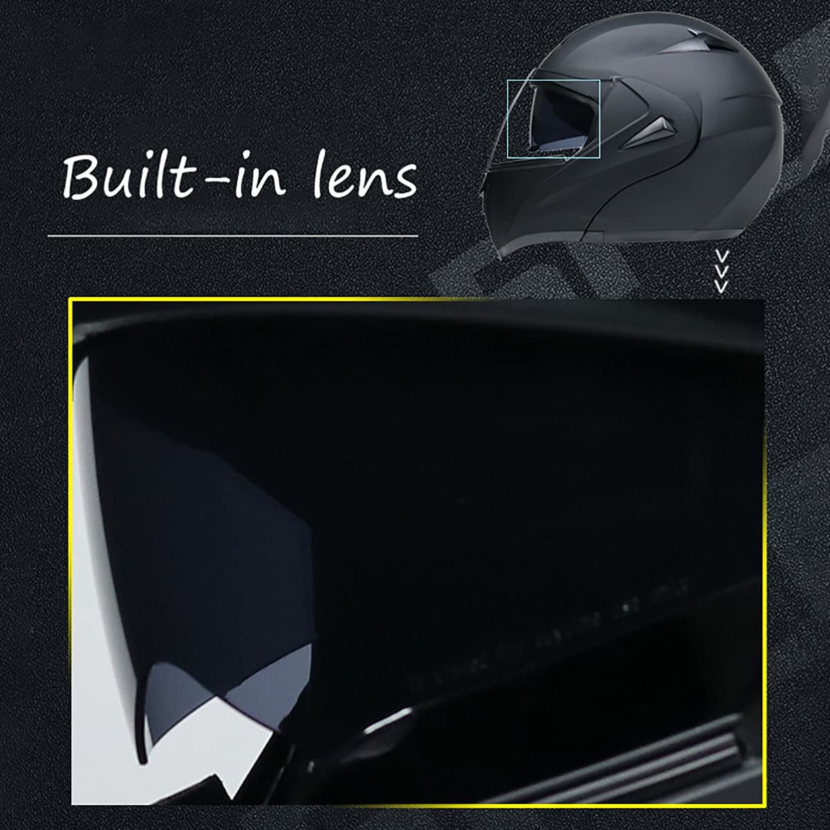 Bluetooth Modular Full Face Motorcycle Helmet DOT ECE A194951