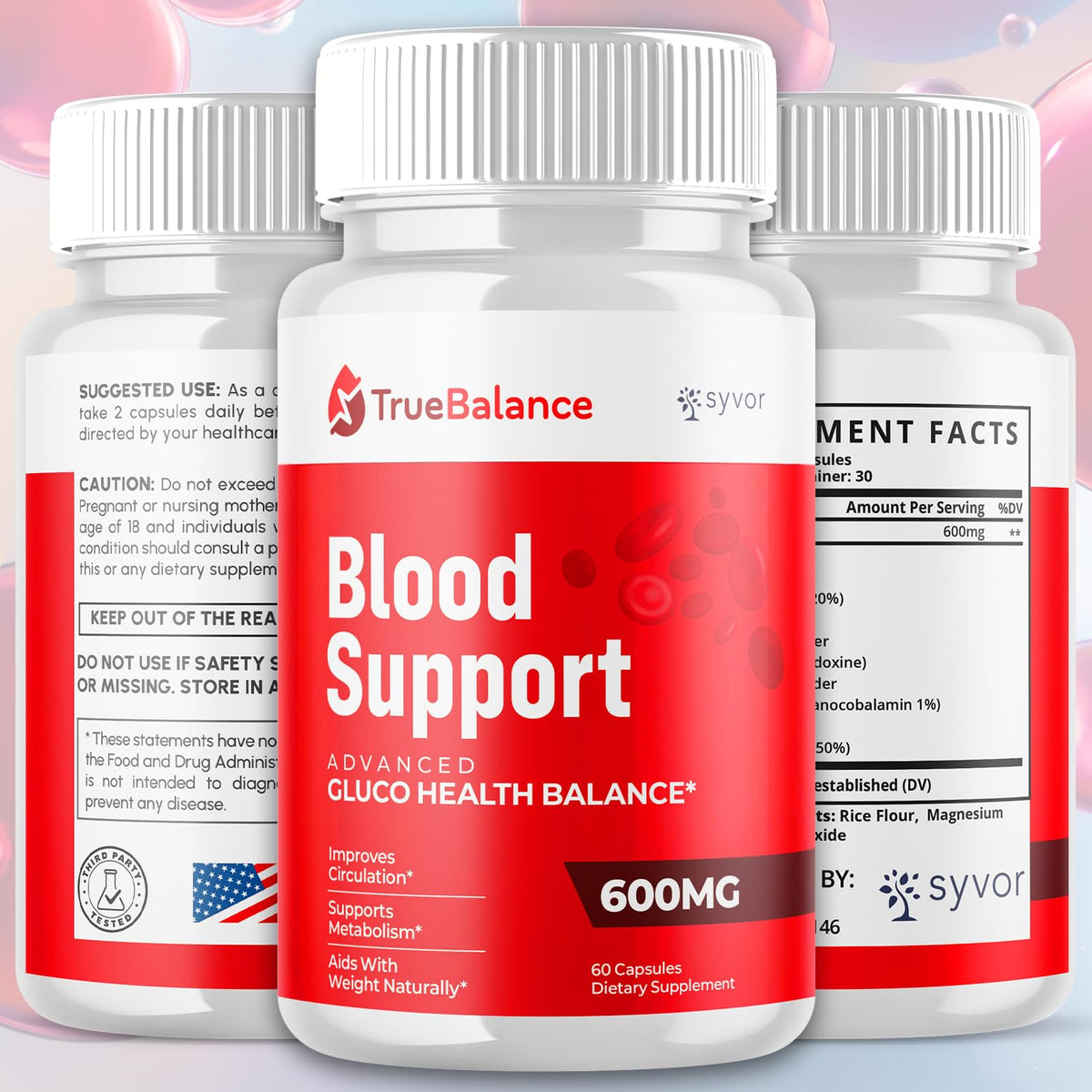 5 Pack 300 Capsules L1455