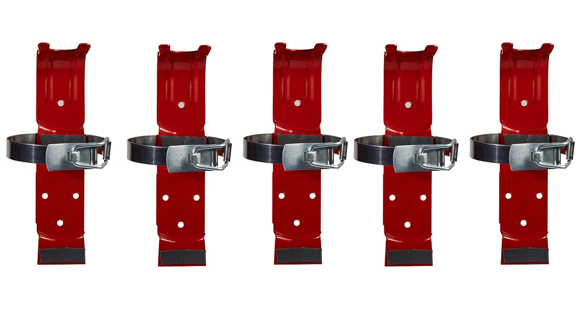 5 Pack 2.5 lb Fire Extinguisher Bracket V421029