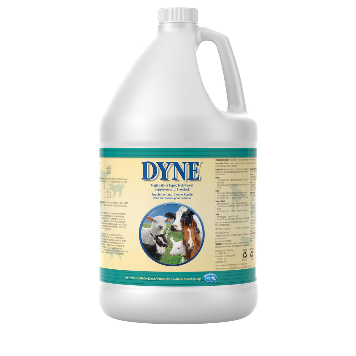 High Calorie Liquid Nutritional Supplement for Livestock 1 Gallon S826