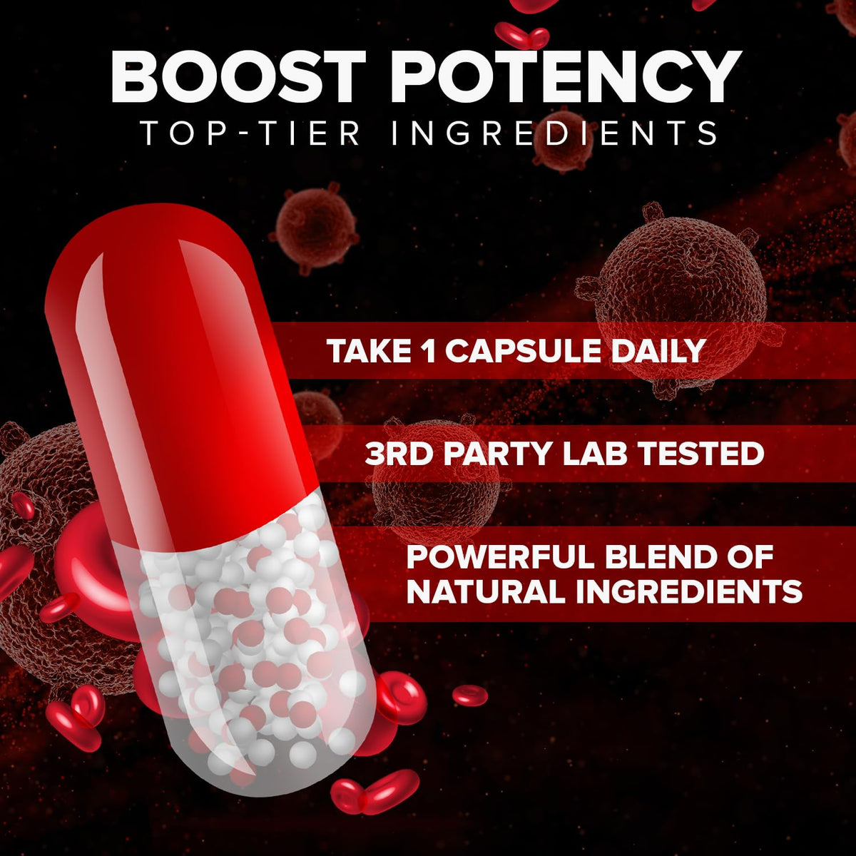 All Natural Maximum Strength Capsules 5 Pack - 300 Capsules A8608