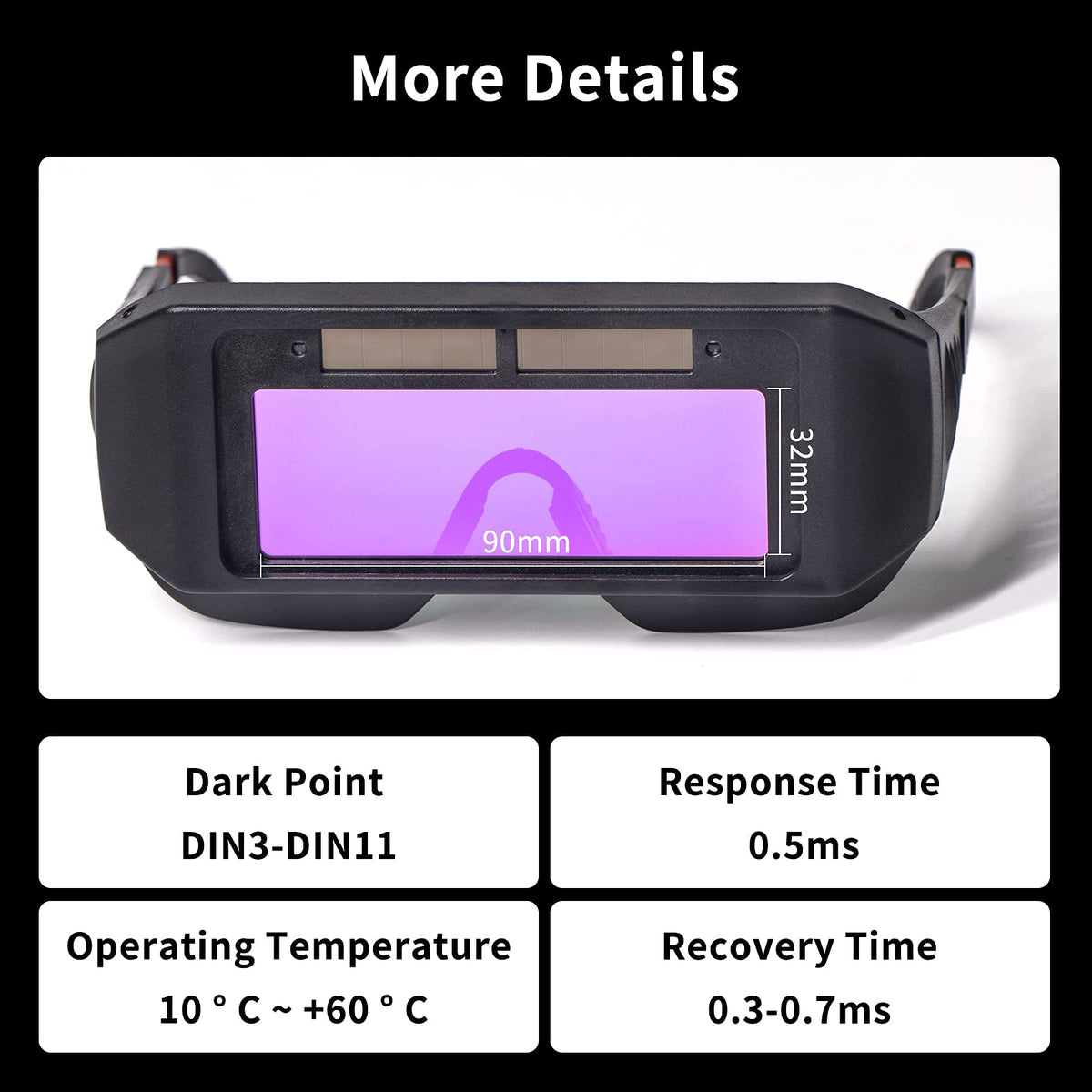 Auto-Darkening LCD Welding Glasses N249