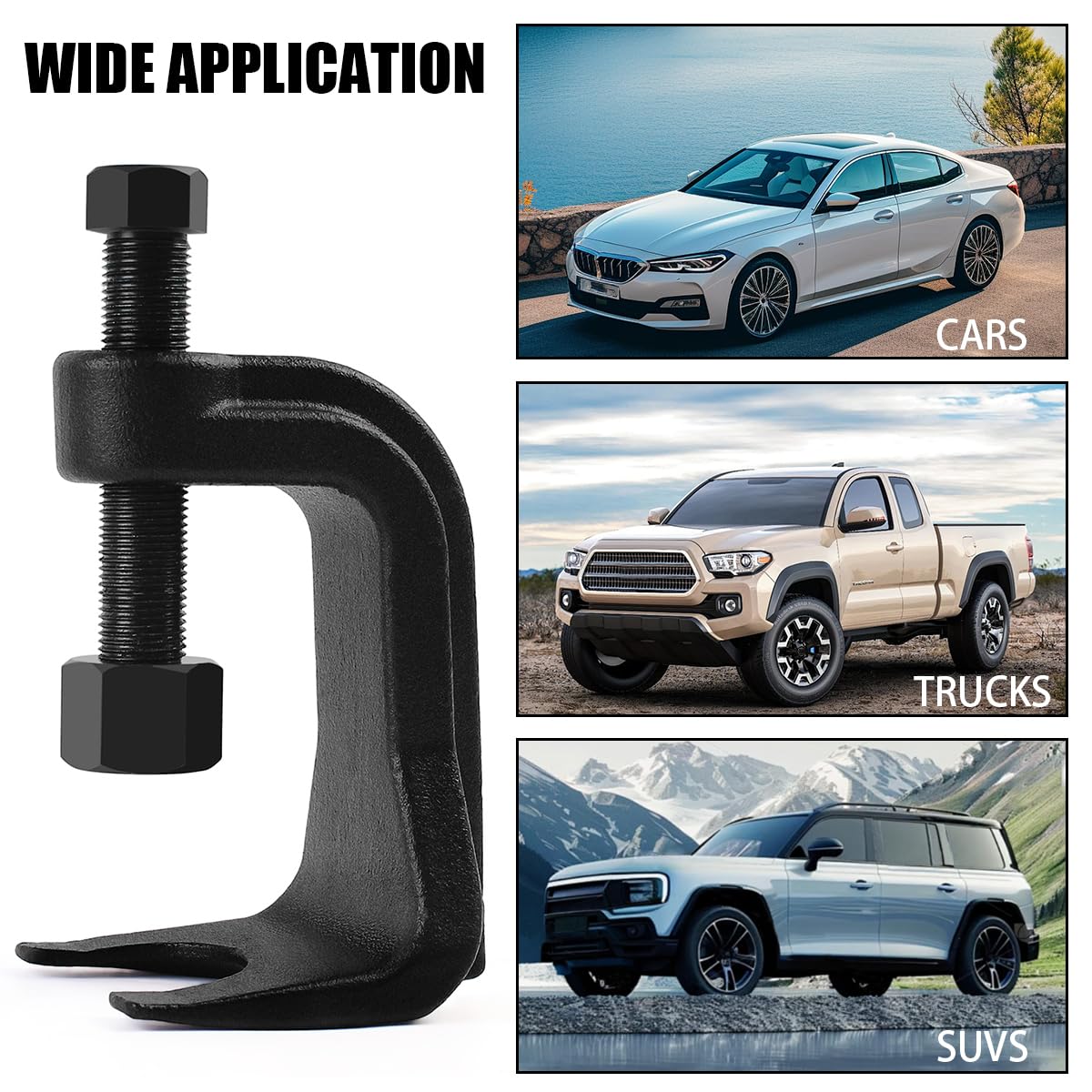 Ball Joint Separator Tool Extends Up to 2 3/8 Inches E84463