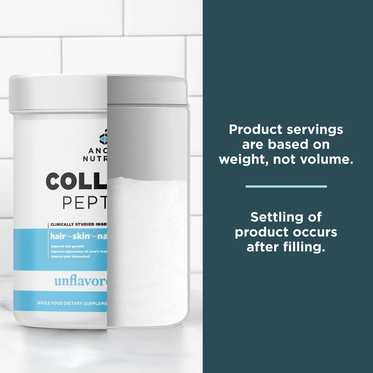 Hydrolyzed Collagen Peptides Powder, Unflavored F842899