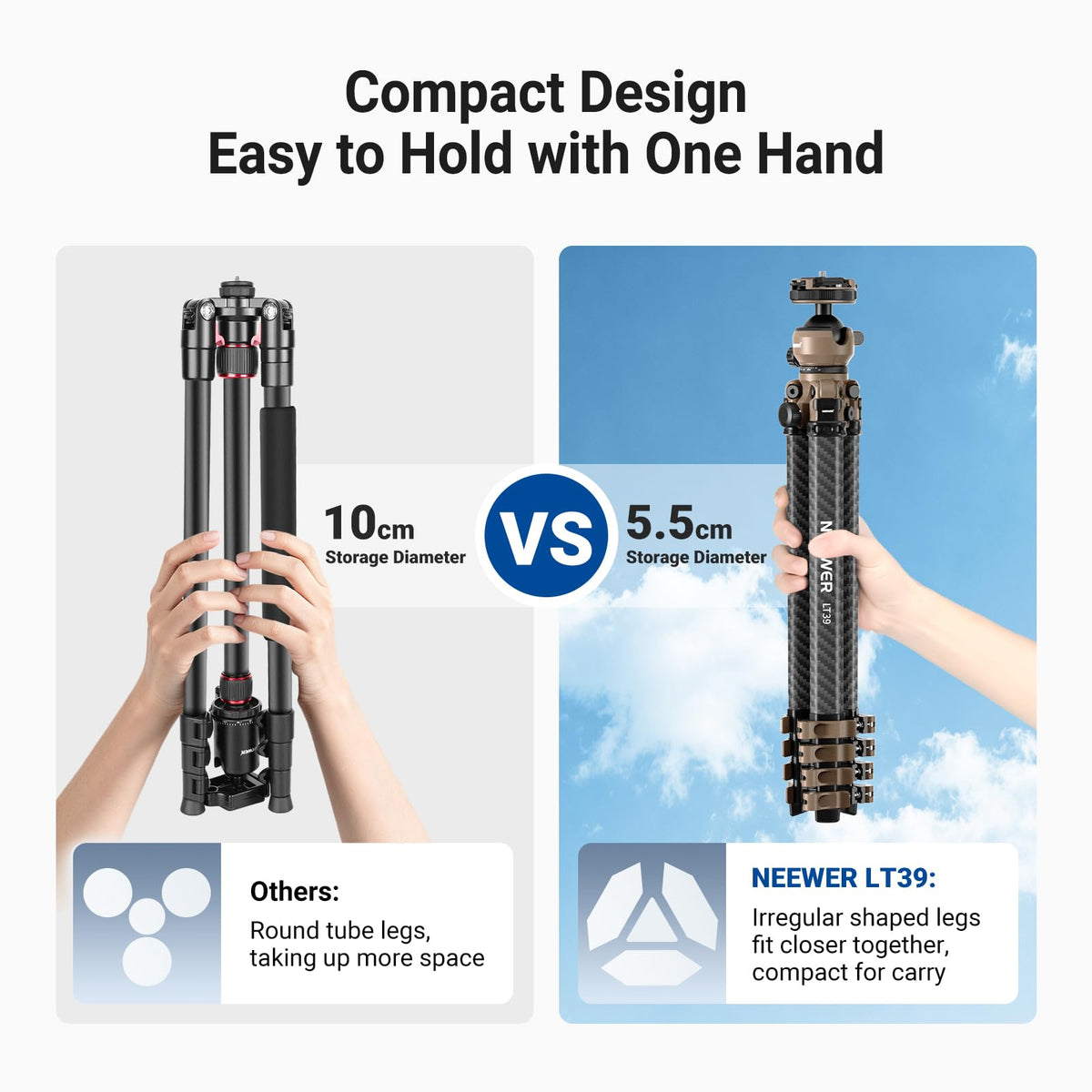 Carbon Fiber Travel Tripod U360265