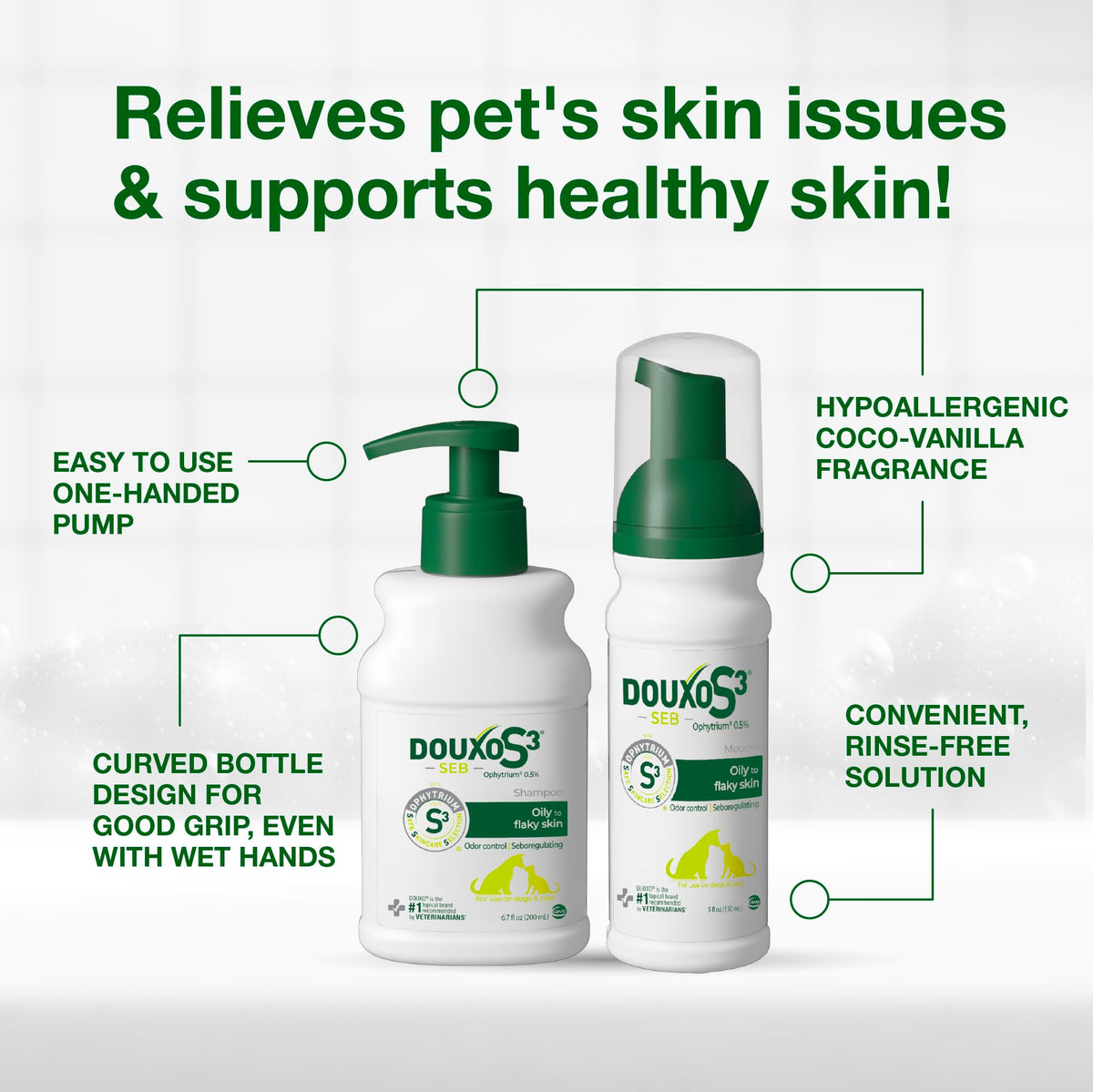 Dog Seboregulating Shampoo & Mousse V509
