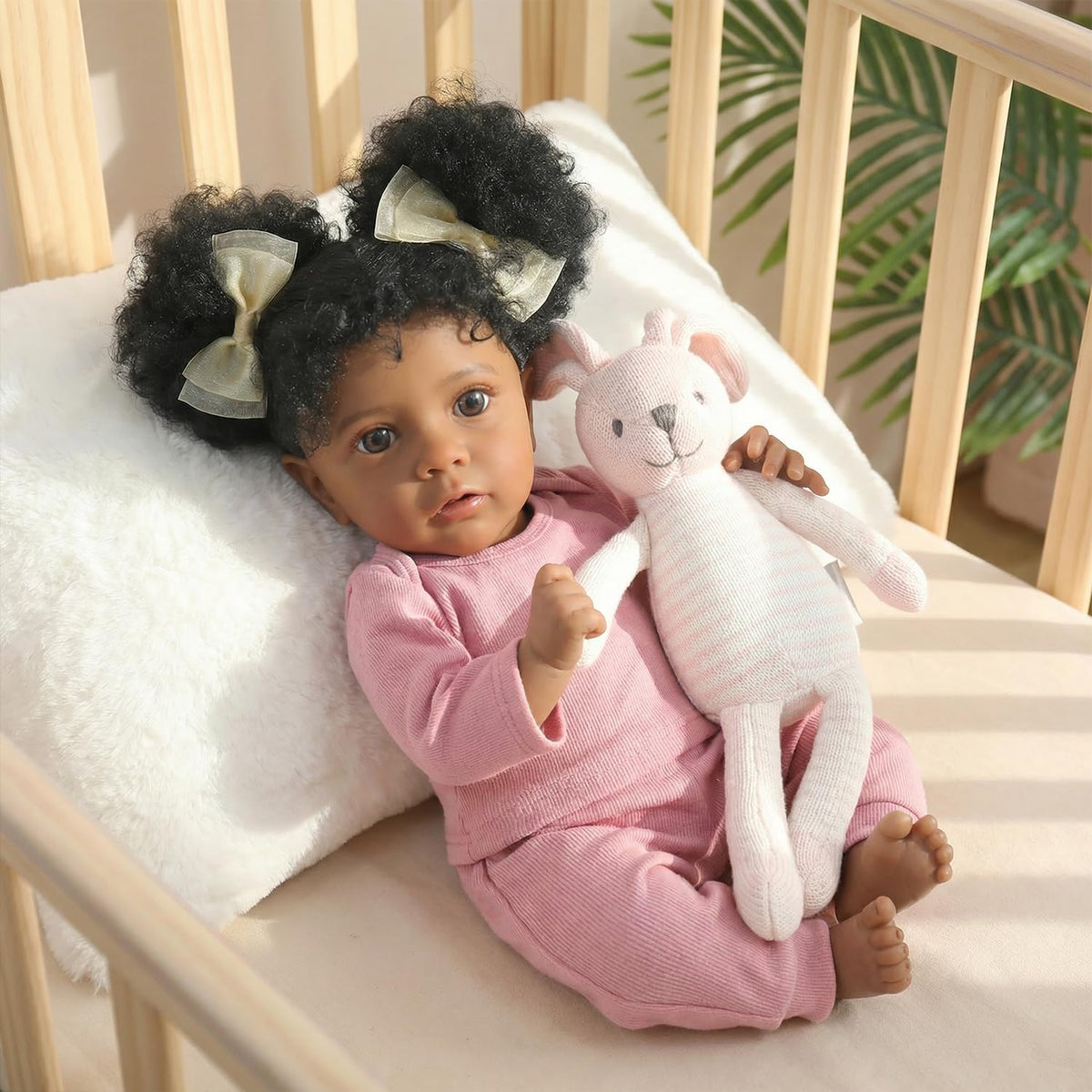 20 Inch Realistic Newborn Baby Doll in Pink Outfit G5337