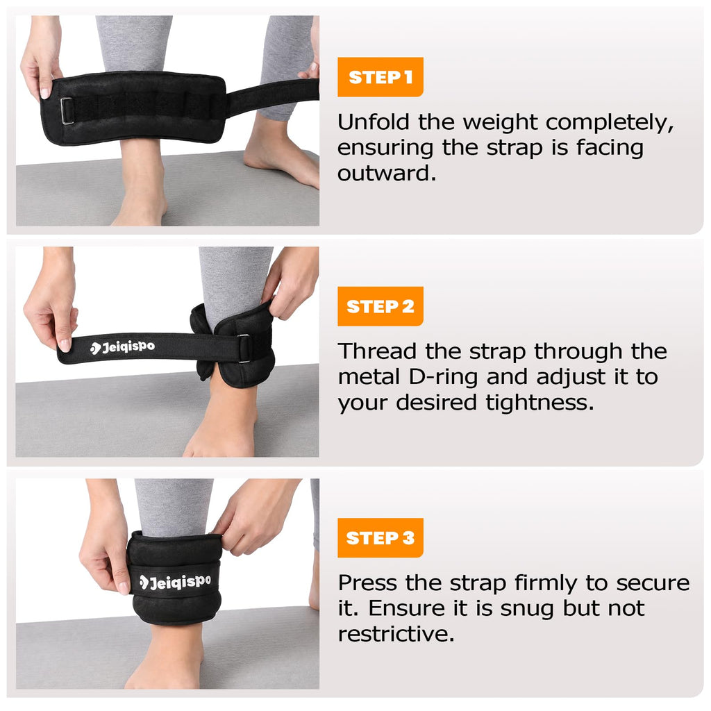 Ankle Weights 1 Pair with Adjustable Straps N570685