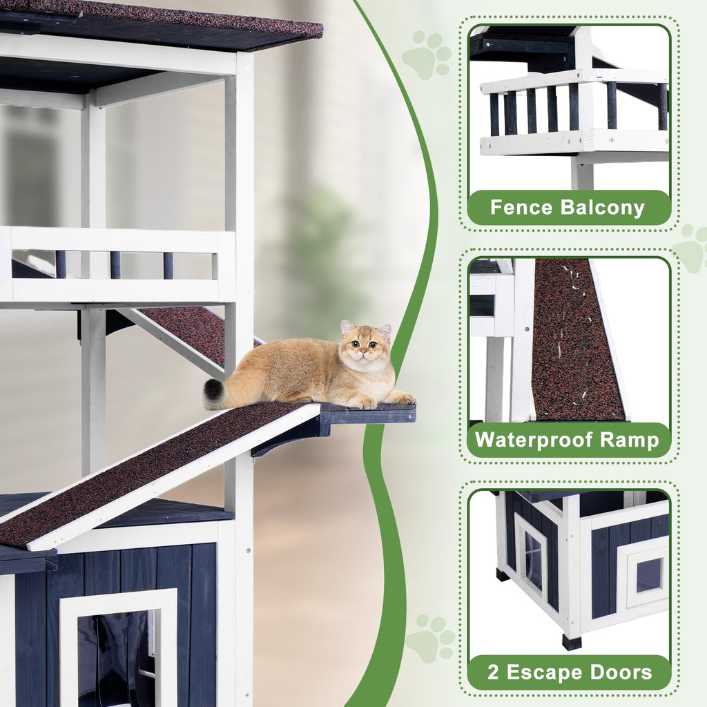 Weatherproof Outdoor Cat Tree M314536