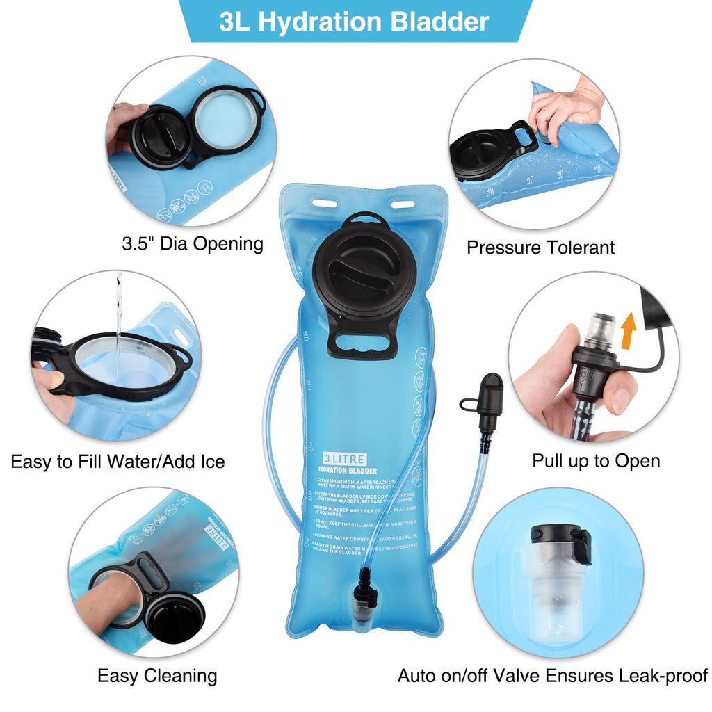 Hydration Backpack with 3L Water Bladder C37220
