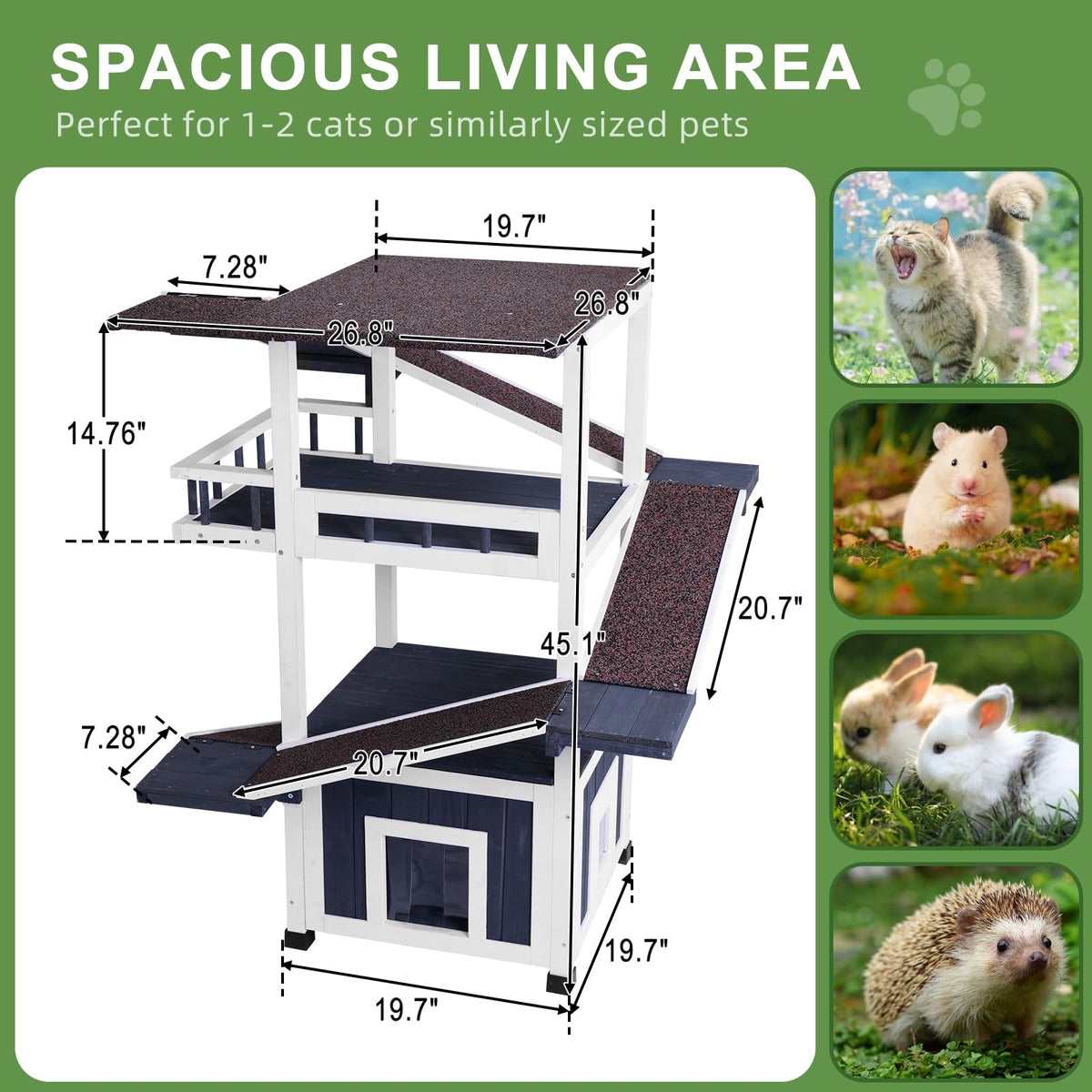 Weatherproof Outdoor Cat Tree M314536