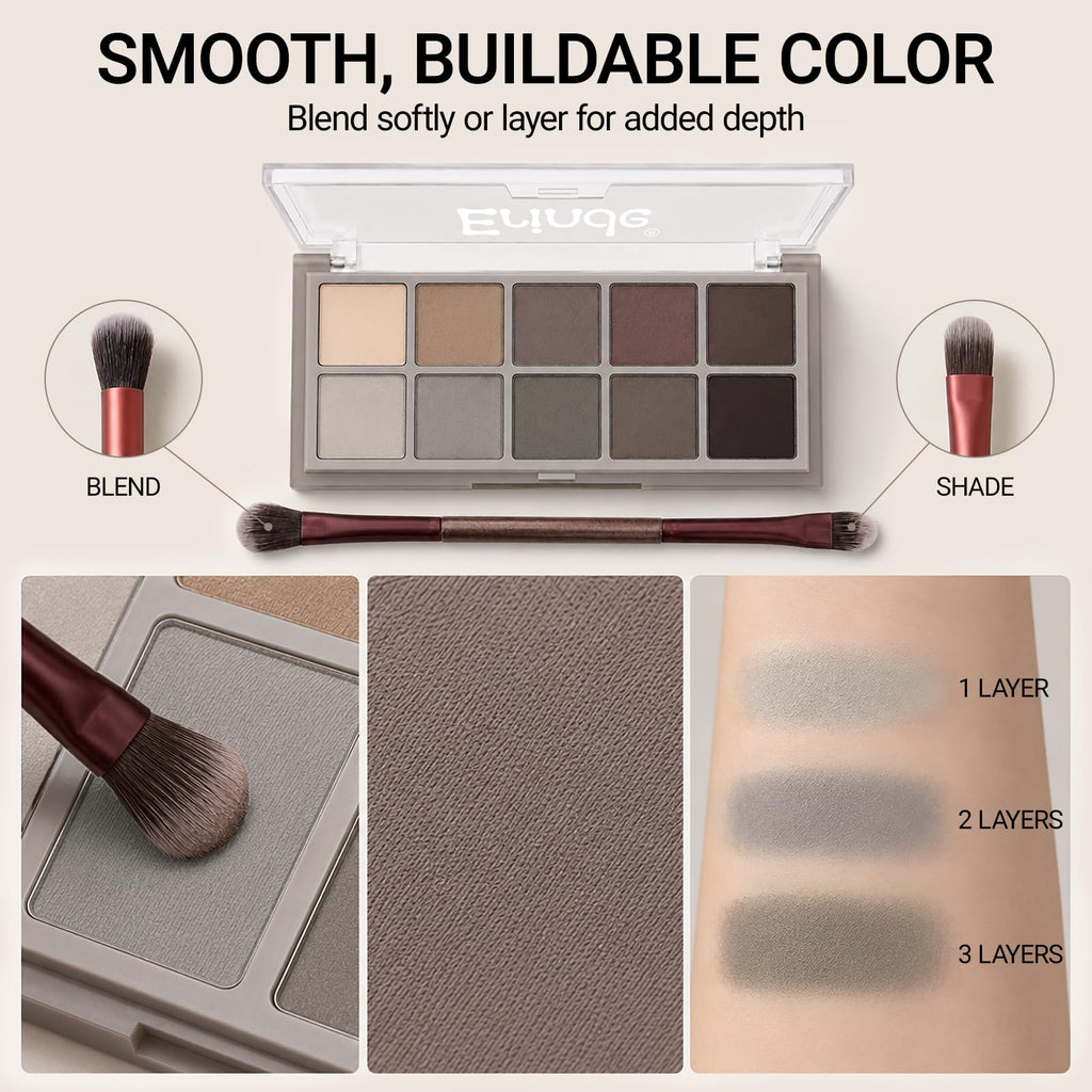 10 Colors Matte Eyeshadow Palette J496304
