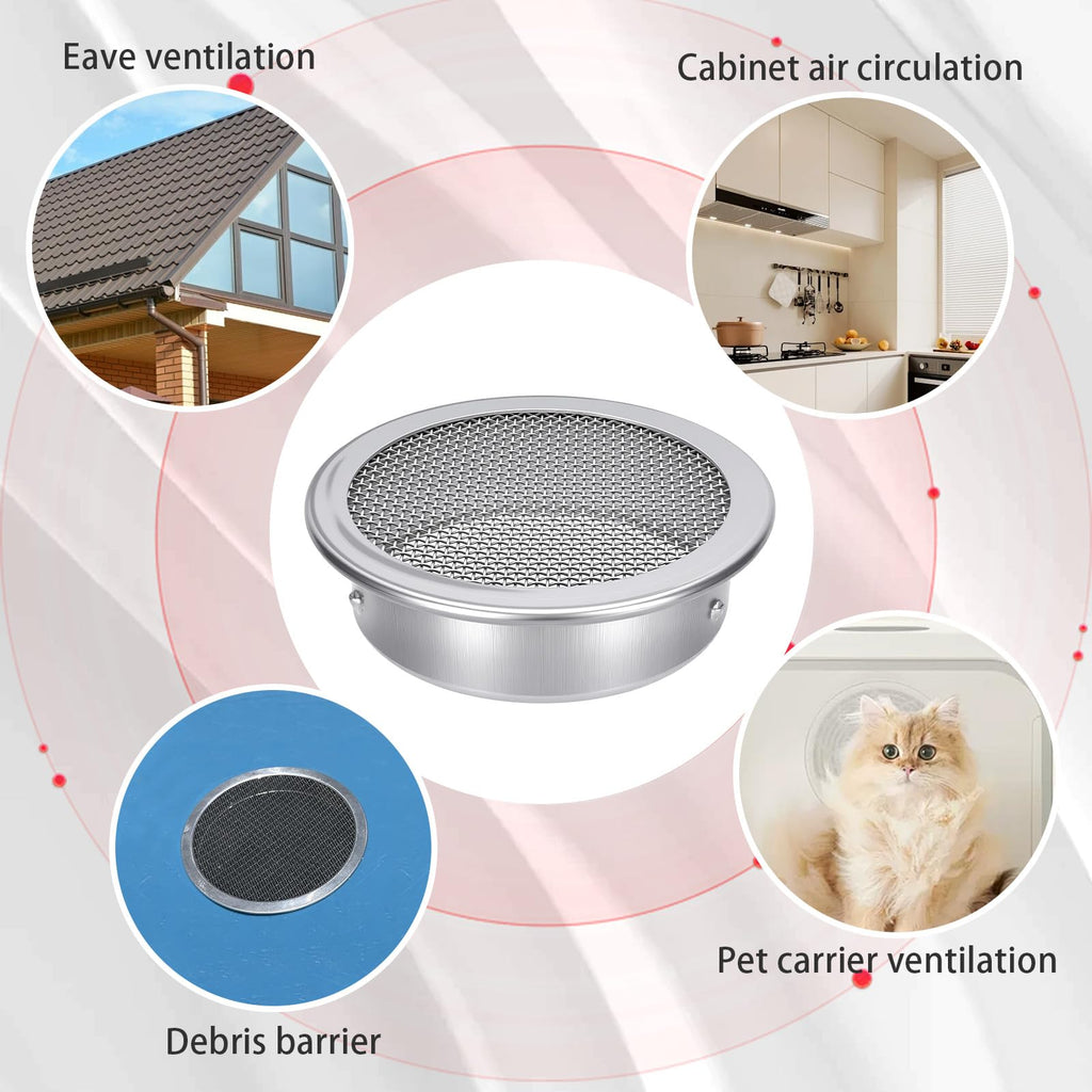 2-Inch Round Open Screen Vent 12 Pack Q557958