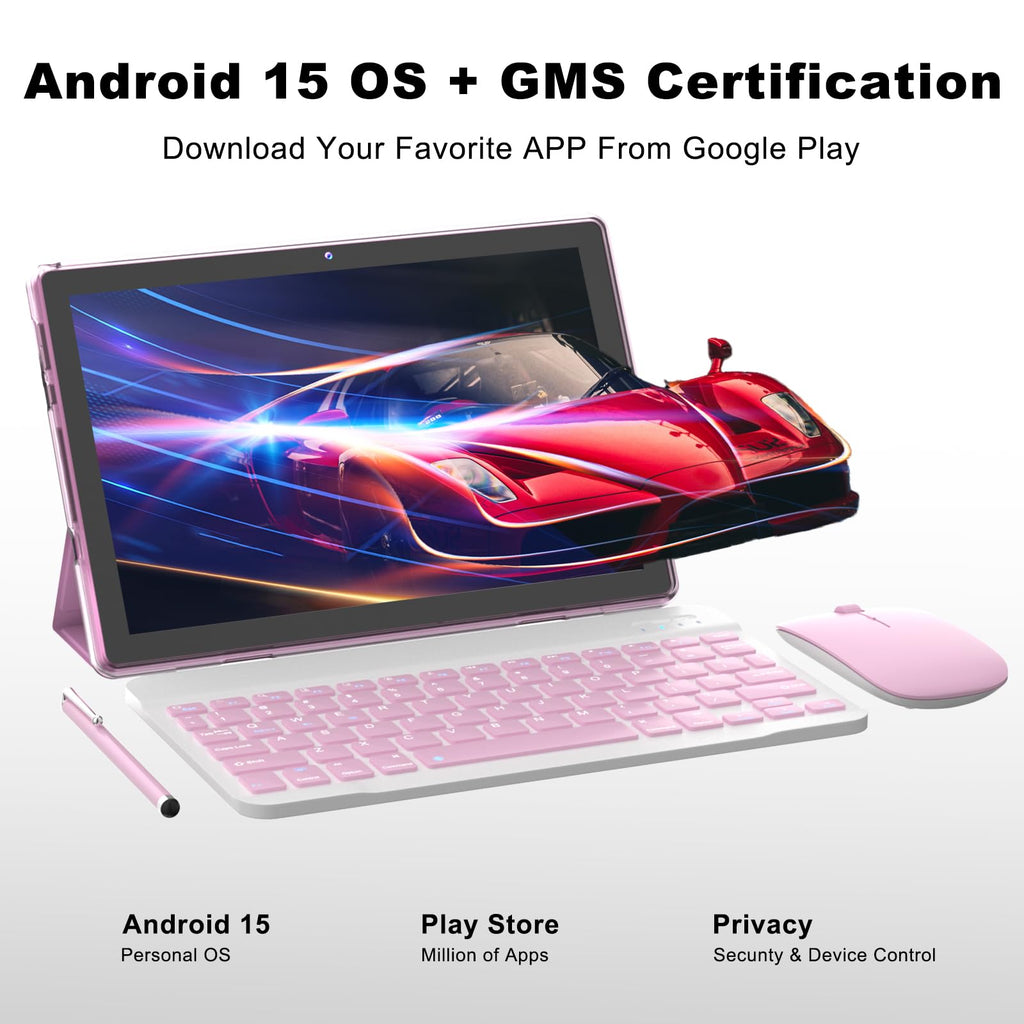 10 Inch Android Tablet with Keyboard 12GB RAM 64GB ROM M627124