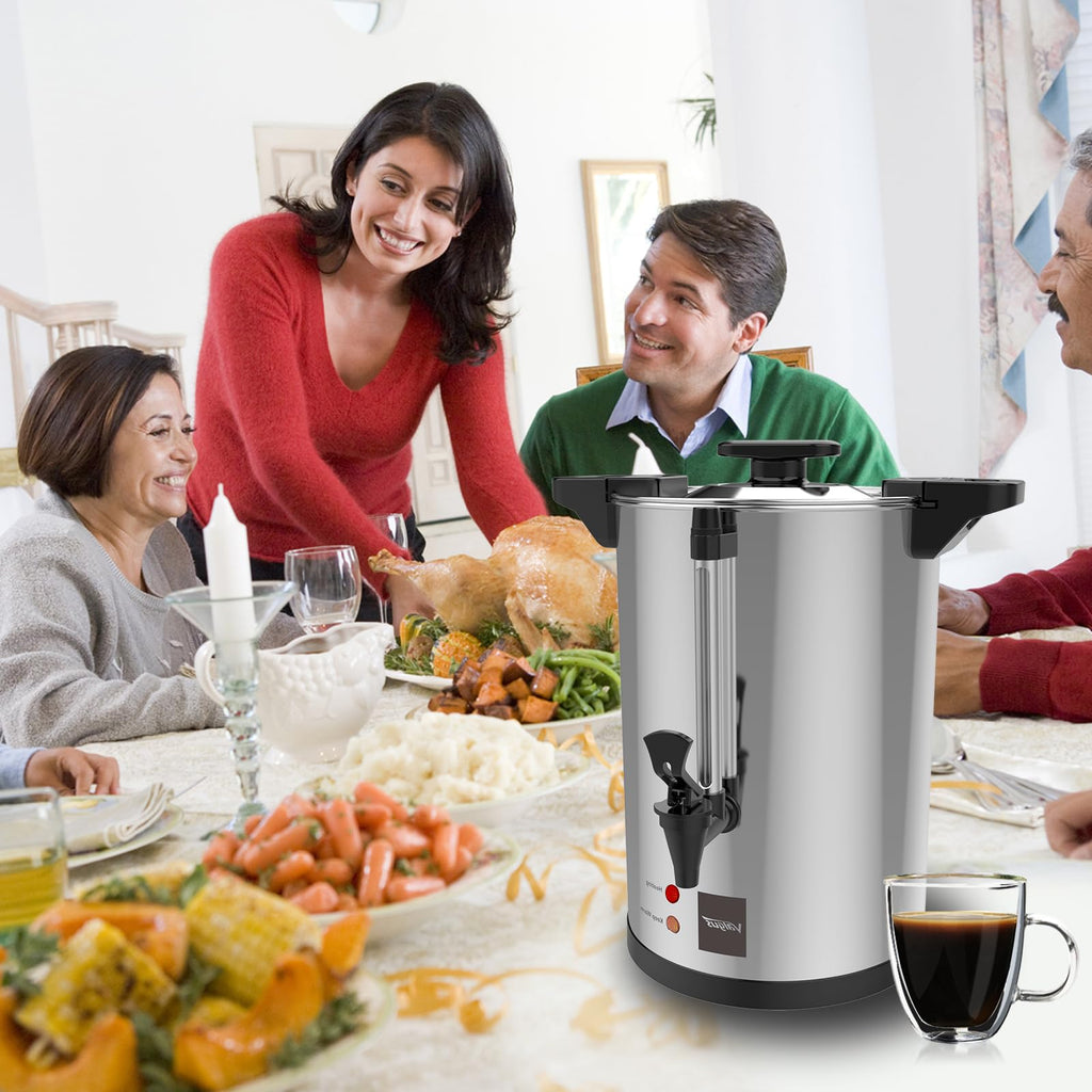 32-Cup Stainless Steel Electric Coffee Urn Y785