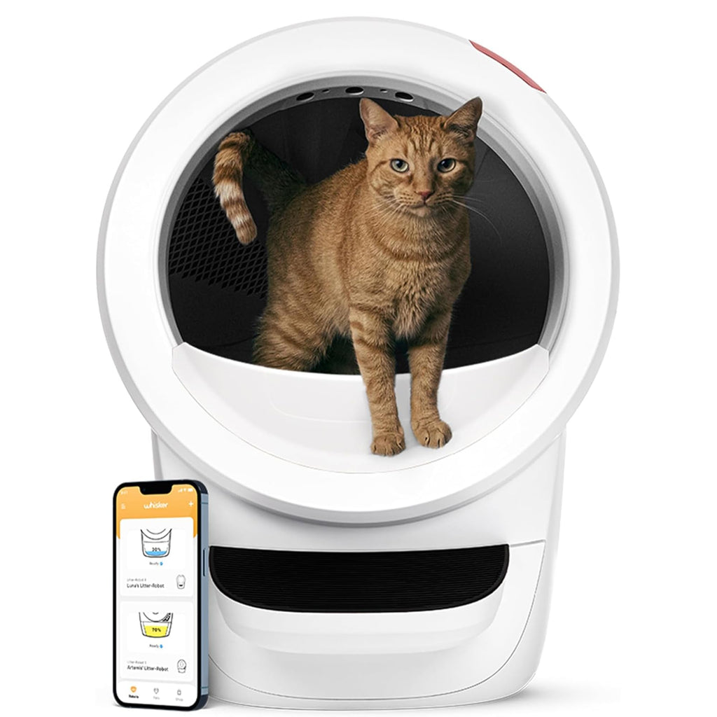 White Automatic Litter Box V960458