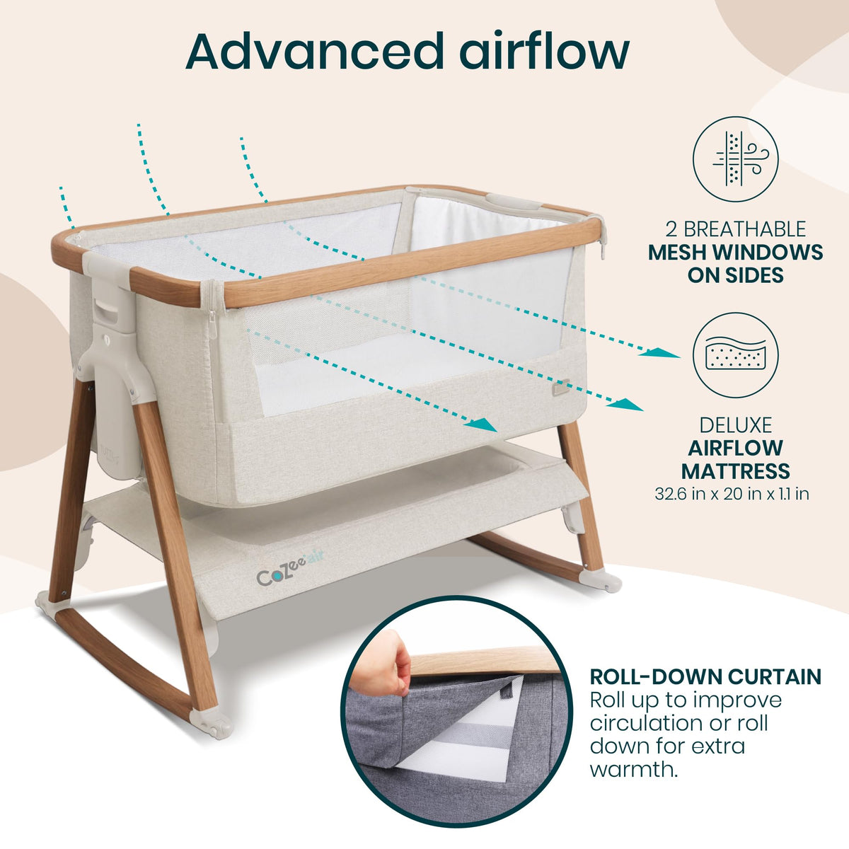 Baby Bassinet & Bedside Sleeper R313