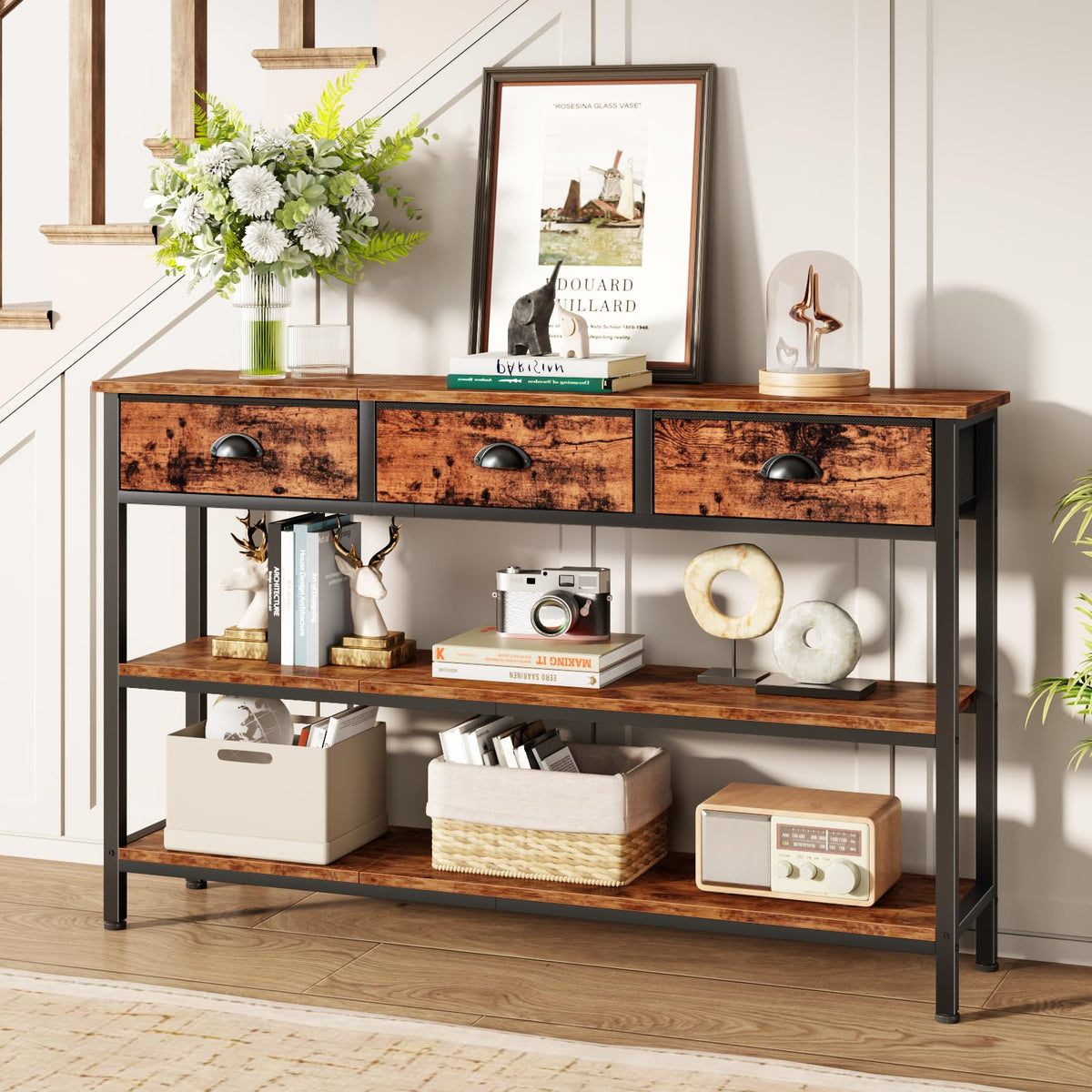 47" Console Table with 3 Drawers V193397