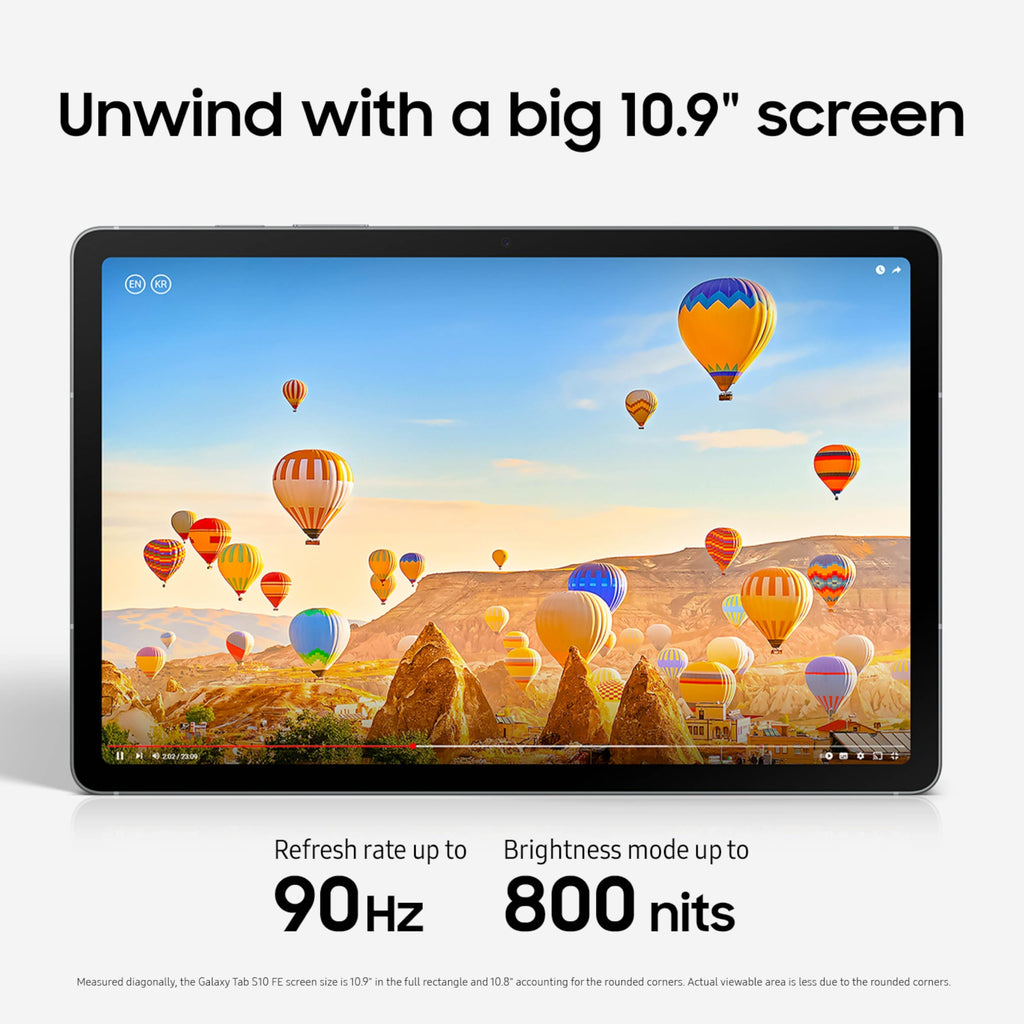 128GB 8GB RAM 5G WiFi 6E 10.9” LCD Android 15 Tablet Gray I137499