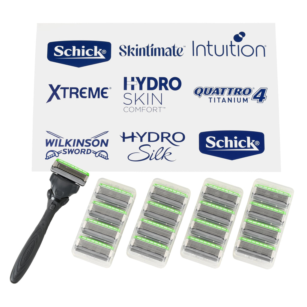 5-Blade Razors with 1 Handle & 17 Refills K96883