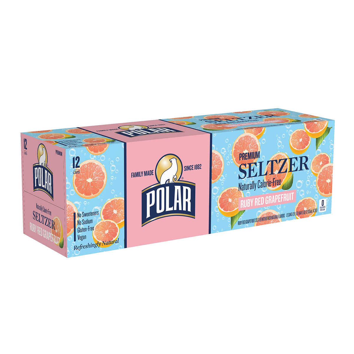 Ruby Red Grapefruit Seltzer Water 12 fl oz 12 Pack C351