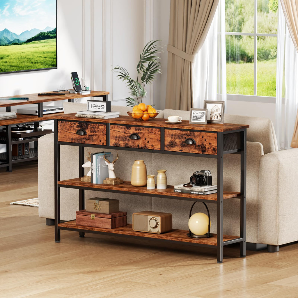 47" Console Table with 3 Drawers V193397