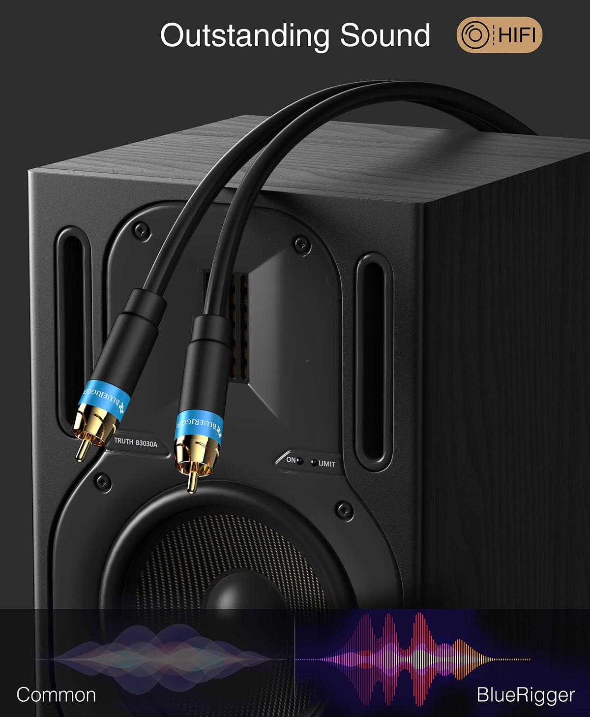 15FT Dual Shielded RCA Subwoofer Cable Z164848