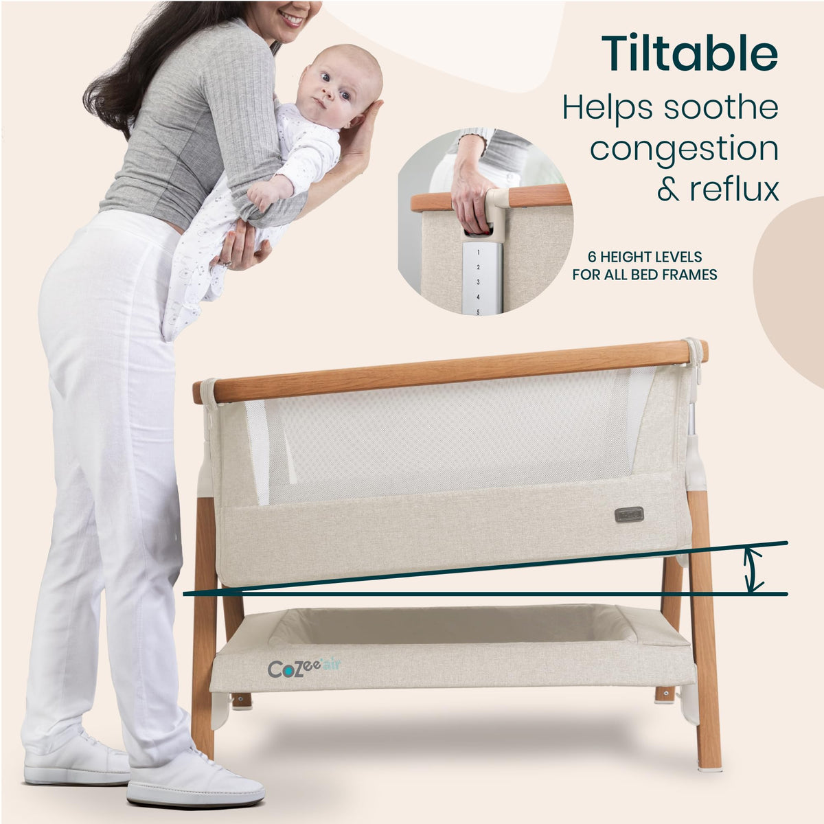 Baby Bassinet & Bedside Sleeper R313