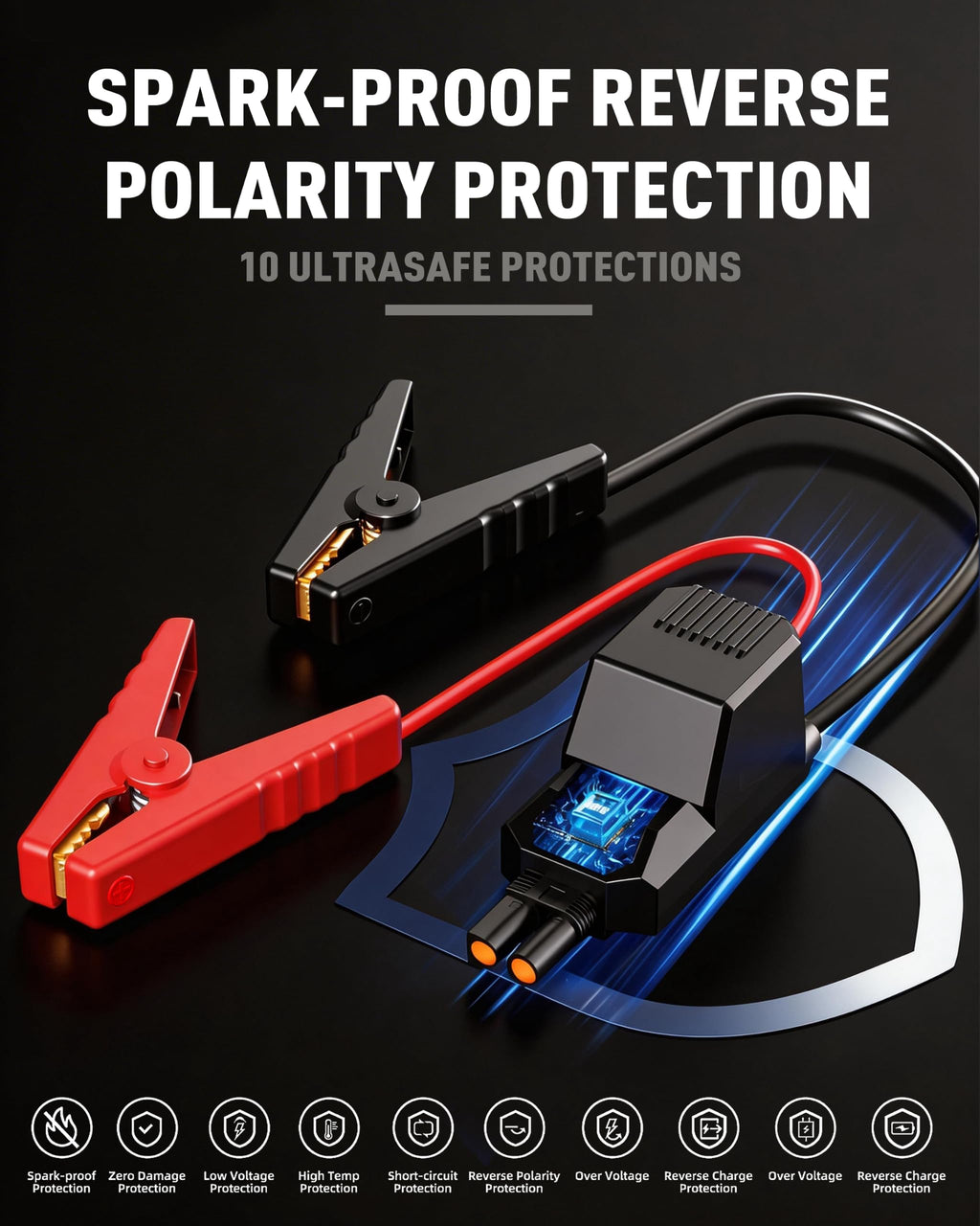 Heavy Duty 12V Portable Jump Starter with Carry Case J2239