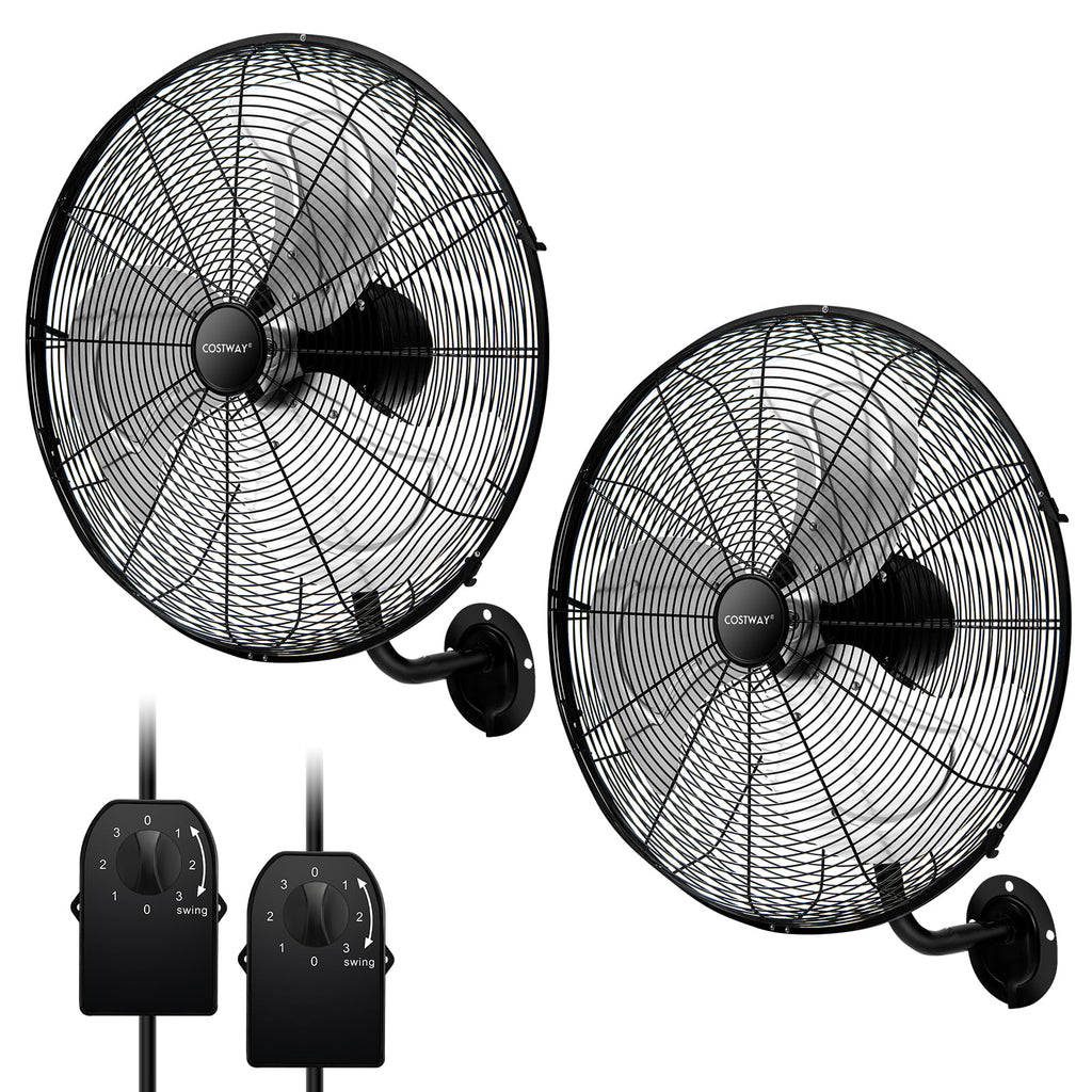 20-inch 3 Speed Metal Wall Mount Fan M66398