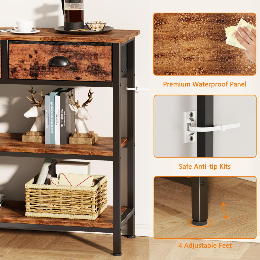47" Console Table with 3 Drawers V193397