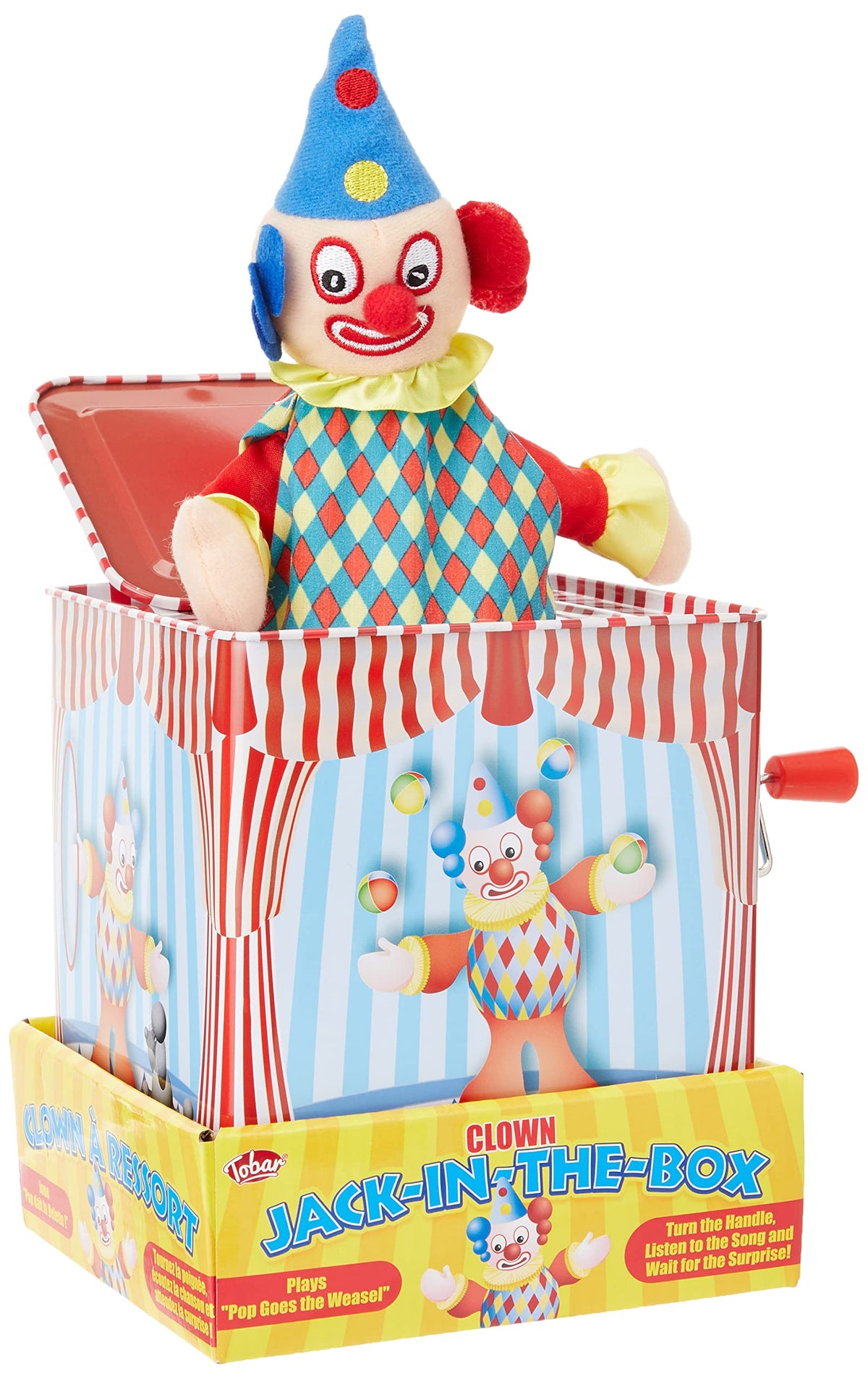 Clown Jack in The Box Tin Toy D833874