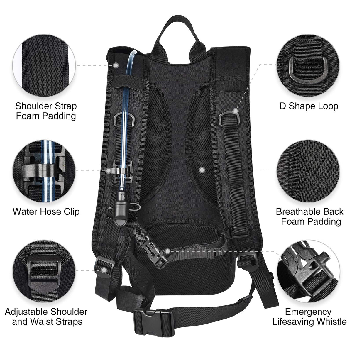 Hydration Backpack with 3L Water Bladder C37220