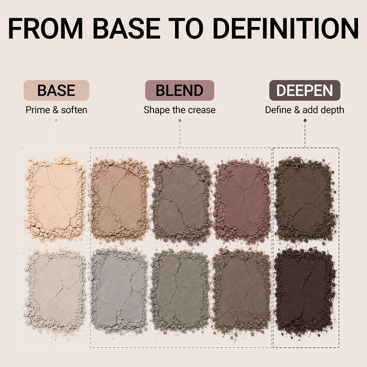 10 Colors Matte Eyeshadow Palette J496304