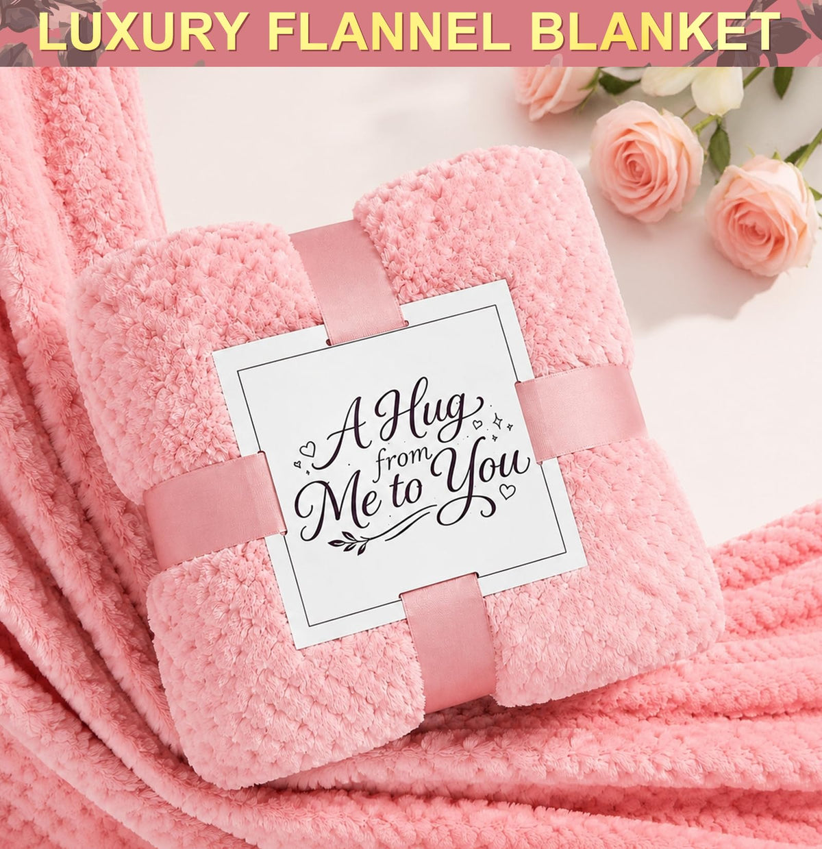 10-Piece Self Care Spa Gift Basket with Throw Blanket and Tumbler O9062