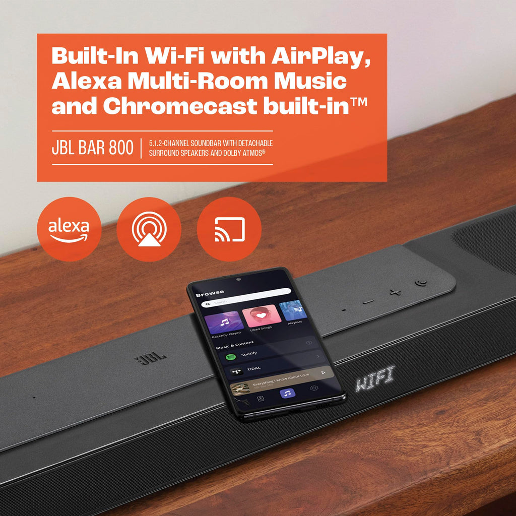 5.1.2-Channel Soundbar with Wireless Subwoofer and Dolby Atmos W840778
