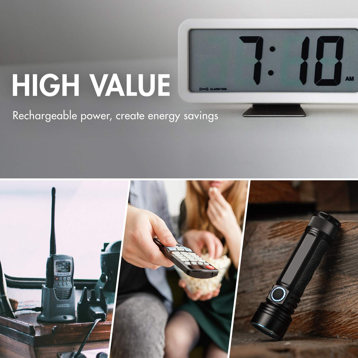 NiMH Rechargeable Battery 4 C 5000 mAh 4 D 10000 mAh O2344