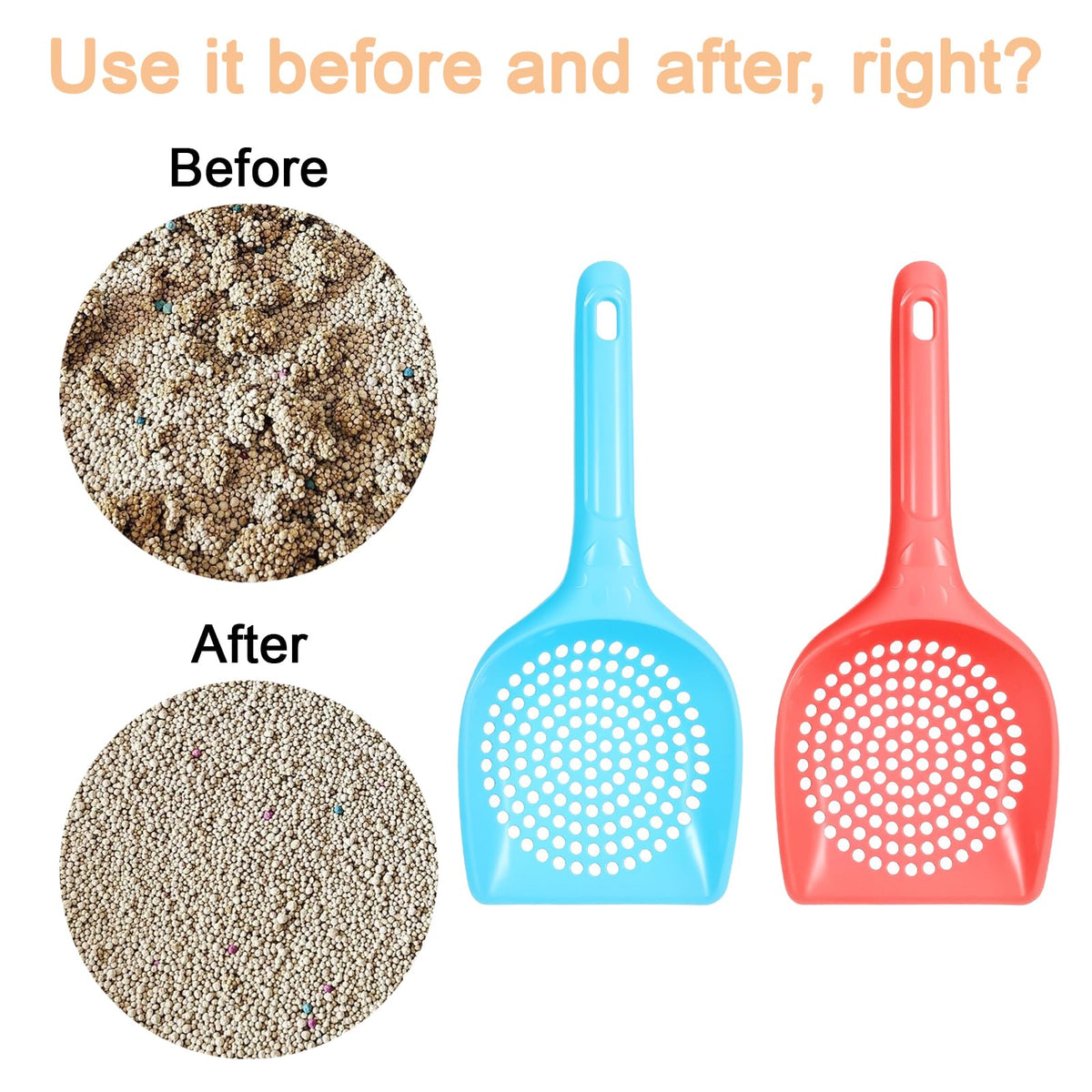 Cat Litter Scoop Mesh Sifting Scooper D29394